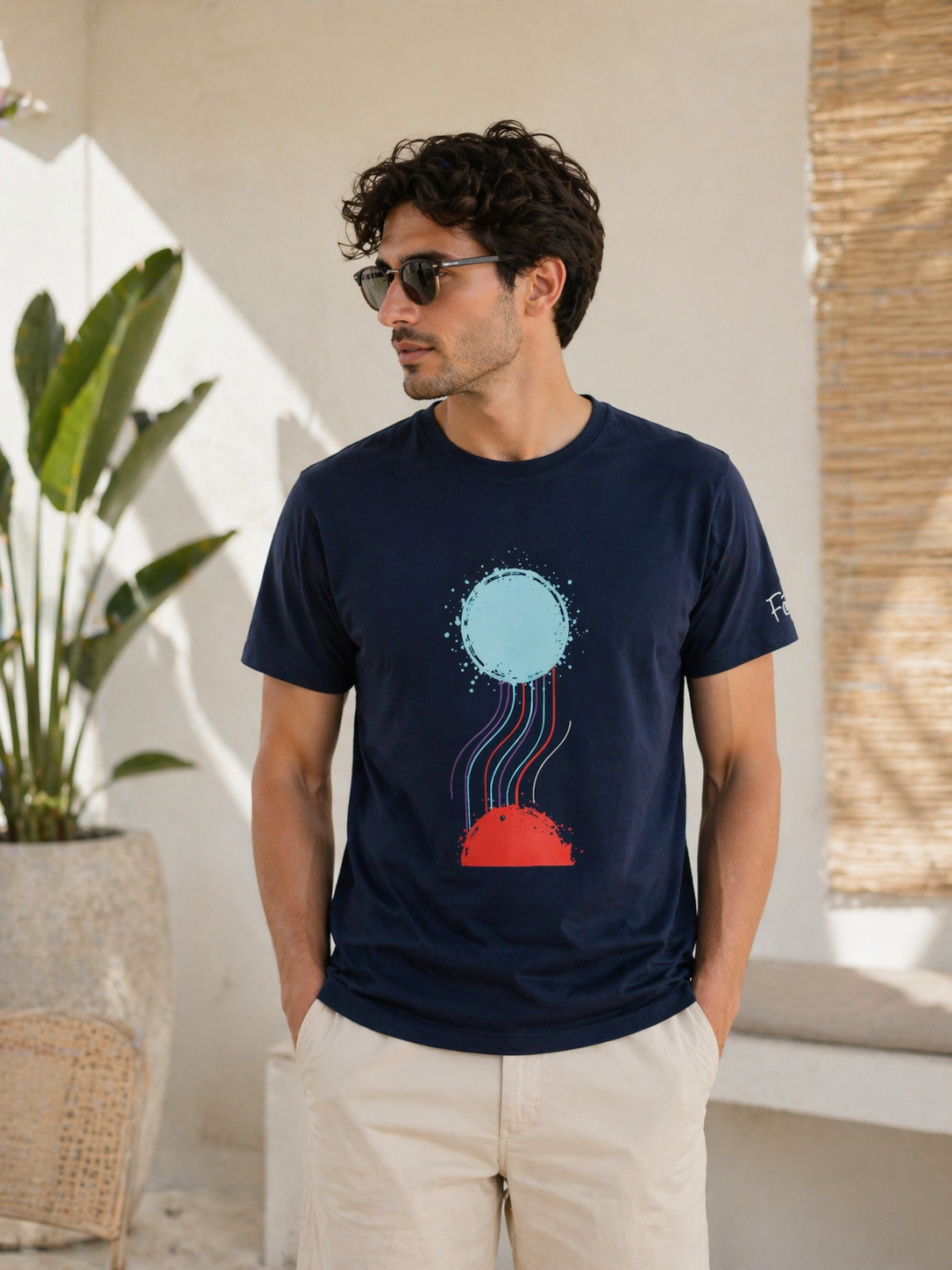 Fee France "Wild Pulse" Ritim ve Enerji Unisex Basic Tişört