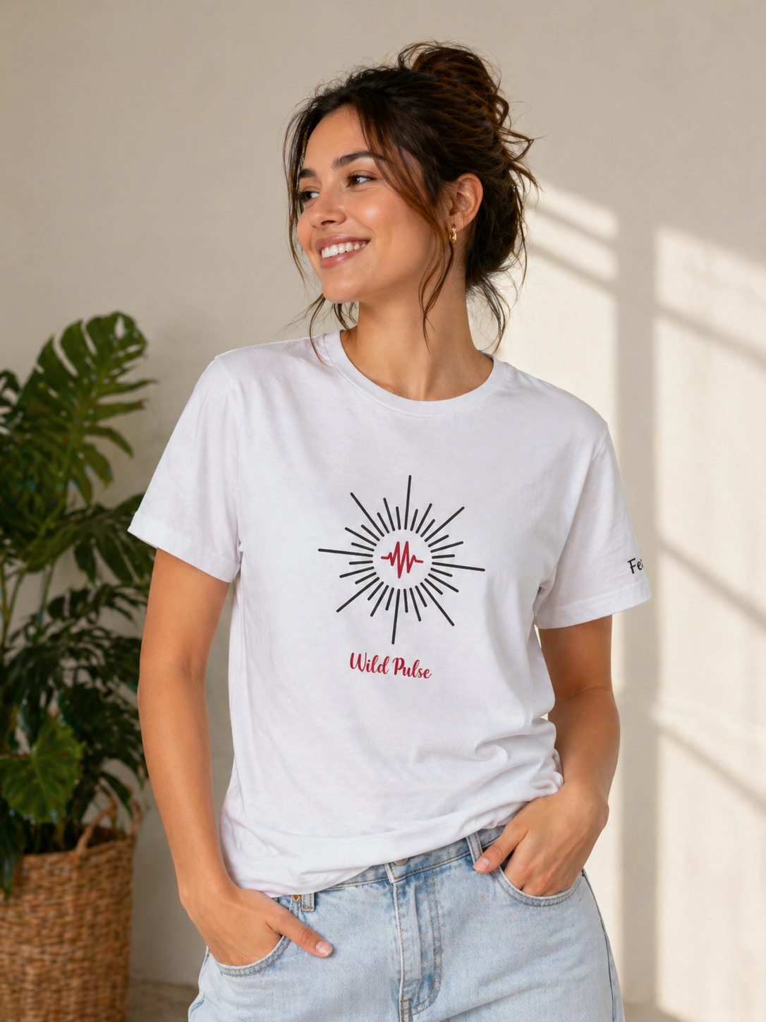 "Wild Pulse" Enerji Tasarımlı Tişört